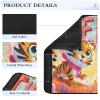 Nexawaveo Car Seat Belt Covers, Festive Tiger, Multicolor, Soft Flannel Shoulder Pads view 4