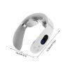 Wireless Neck Massager, Pulse Relaxer with Heat and Silicone Pads, 15 x 14.5 x 4.5 cm view 2