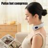 Wireless Neck Massager, Pulse Relaxer with Heat and Silicone Pads, 15 x 14.5 x 4.5 cm view 3