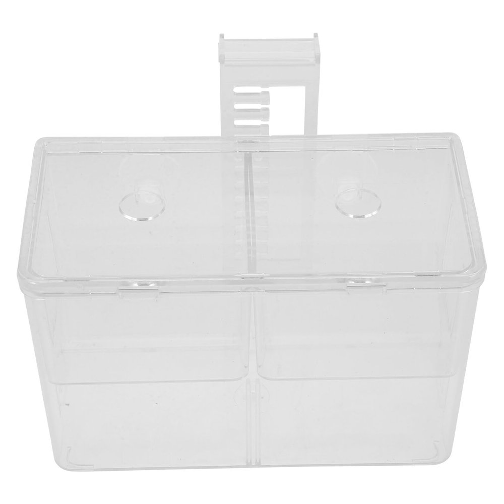 Mikikit Transparent Acrylic Aquarium Breeding Box with Divider