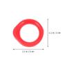 UPKOCH 4-Pack Silicone Scissor Finger Rings view 2