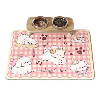 Absorbent Non-Slip Quick-Drying Dog Feeding Mat