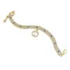 Riven Pet Necklace Gold Smiley Pendant view 3