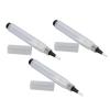 Hamwesh Cuticle Pens, 3-Pack, Transparent Refillable Twist Pens with Brush Tips view 1