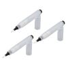 Hamwesh Cuticle Pens, 3-Pack, Transparent Refillable Twist Pens with Brush Tips view 2