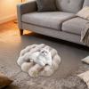 Round Plush Winter Pet Bed view 2