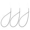 DECOMELODY 3-Piece Brake Cable Set for Wheelchairs and Rollators view 1