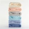 IKFGTJRE Microfiber Quick-Dry Hair Towel Wrap with Button, Gray, 65 x 25 cm view 3