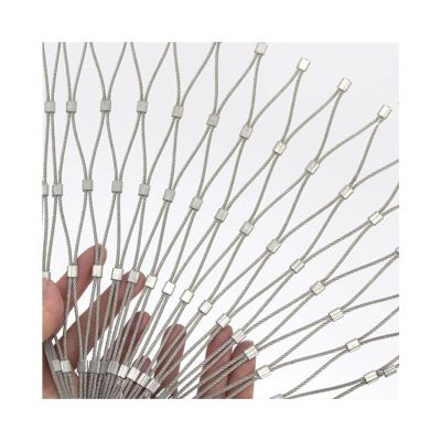 Stainless Steel Safety Net, 100 x 50 cm, Fall Protection System for Balconies, Gardens, Playgrounds, Outdoor Railings, Multipurpose Safety Net