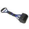 ZDAGELD Dog Pooper Scooper, Portable Foldable Scoop with Strong Serrated Jaws, 17.7-Inch Durable Travel Waste Collector for Grass and Gravel (Blue) view 1