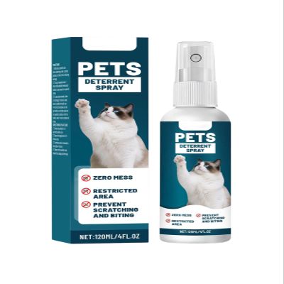 Cat Deterrent Spray for Indoor and Outdoor Use, 120 mL