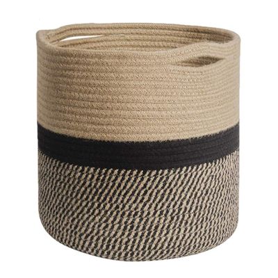Shenruifa 30 cm Cotton Rope Basket with Handles