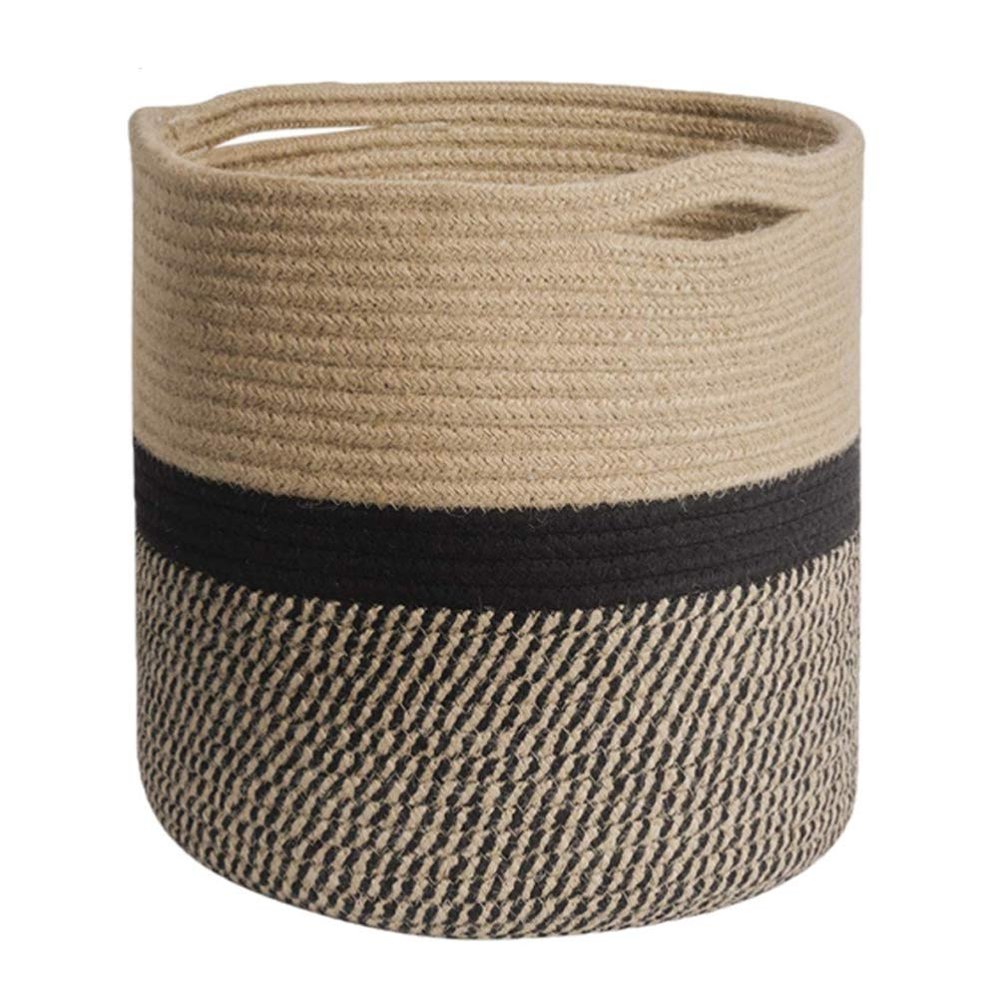 Shenruifa 30 cm Cotton Rope Basket with Handles