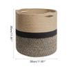 Shenruifa 30 cm Cotton Rope Basket with Handles view 2