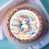 Unicorn & Cloud HAPPY BIRTHDAY Cake Topper, 20 cm view 2