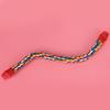 Naroote Colorful Cotton Rope Bird Toy, Multicolor Flexible Perch, Chewing and Climbing Toy with Plastic Nut, for Small, Medium, and Large Birds (M) view 1