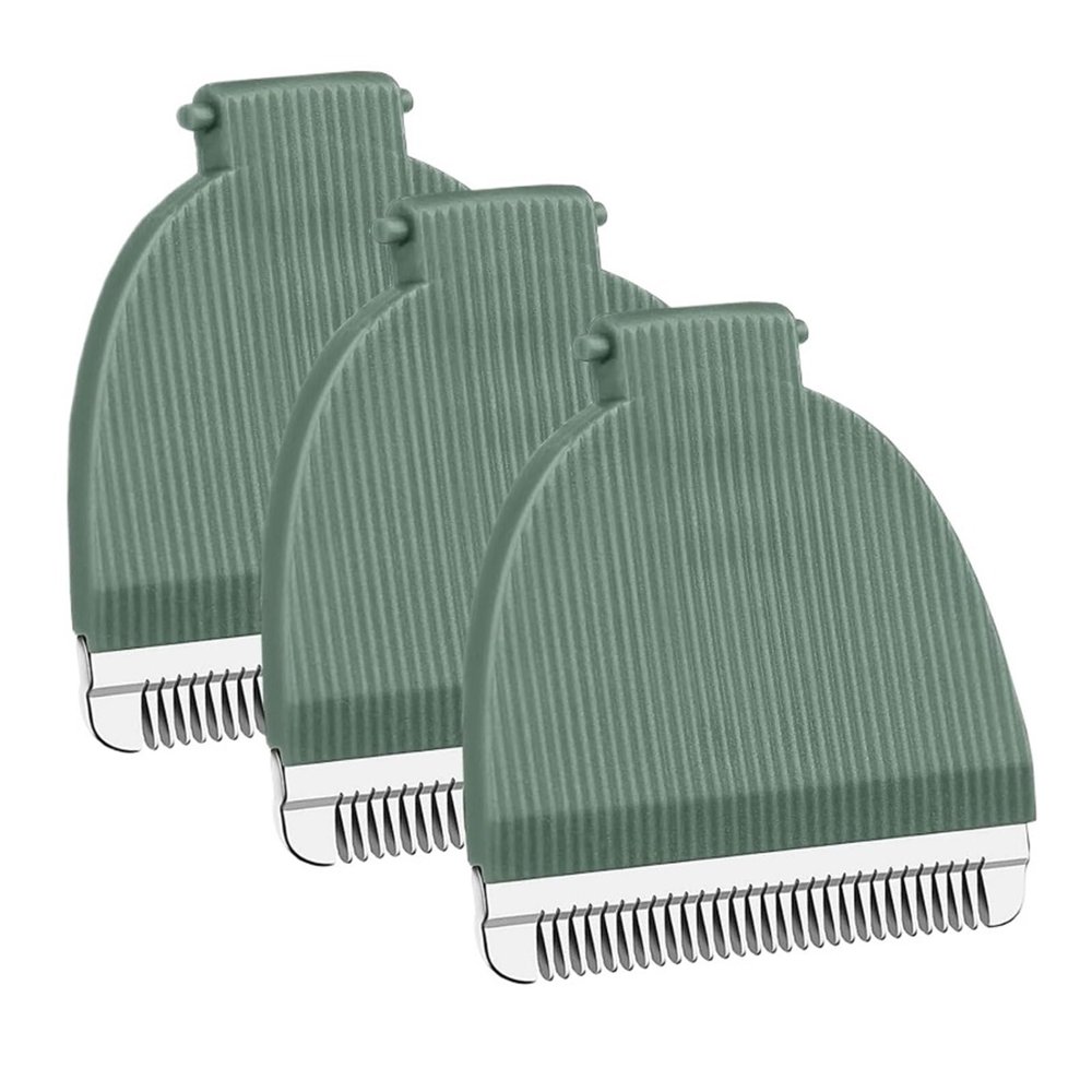 Replacement Ceramic Blades for Trimmer, Compatible with Meridian Body Trimmer Onyx & Sage (Green, 1 pc)