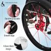 Silicone Wheelchair Push Rim Covers, Non-Slip and Wear-Resistant view 3