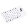 OPPWONG Acrylic Eyelash Extension Tray Stand, Scale-Marked Grafting Tool with Smooth Edges, 7 mm to 15 mm view 2