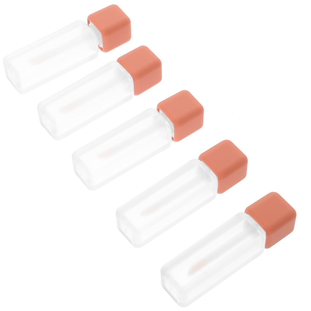 5-Pack 6 mL ABS Lip Gloss Tubes with Caps