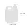 Ciieeo 2-Pack 1-L Refillable Pump Bottles, Semi-Transparent Plastic view 2