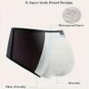 Women's Washable Incontinence Underwear, High-Waisted Leakproof Cotton Briefs (Red, S) view 4