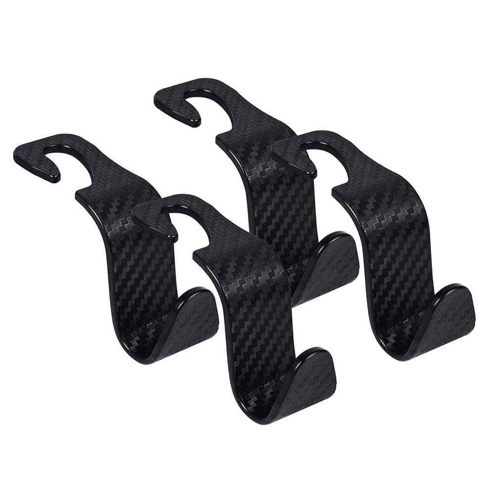 HECGHNR 4-Pack Car Headrest Hooks for Mercedes-Benz GLC (X253)