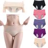 Women's Washable Incontinence Underwear, High-Waisted Cotton Protective Briefs, 5-Piece Set B, XS view 1