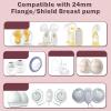 CHICIRIS 50-Piece Silicone Outlet Caps, Liquid Silicone Breast Pump Parts, Compatible with Spectra S1 and S2 view 4