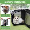 Exquilnova 4-in-1 Front Bike Basket for Small Dogs and Cats view 4