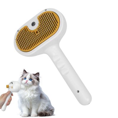 Cat Steam Brush - Self-Cleaning Comb