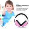 Tomantery Children's Hearing Protection Earmuffs, Rose view 3