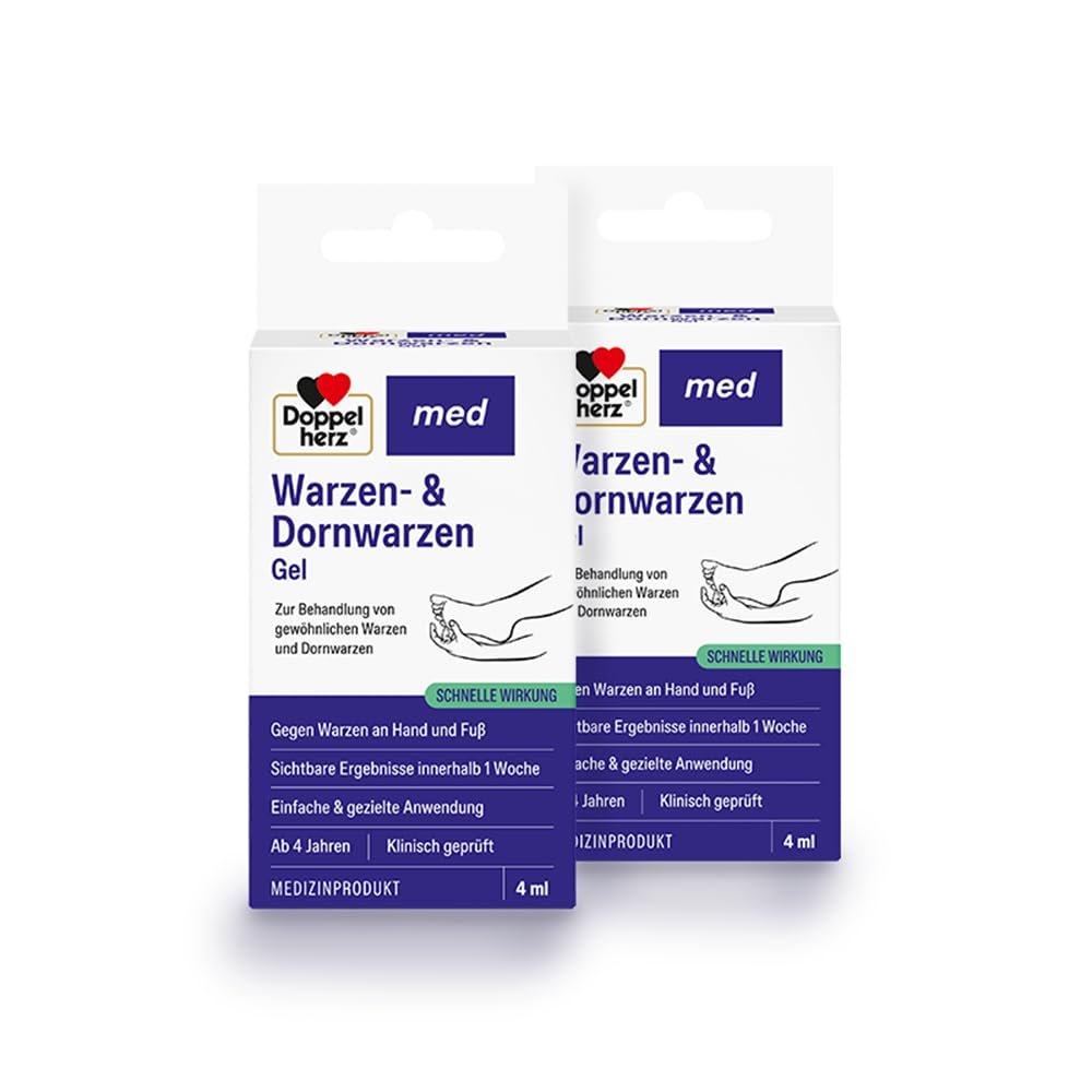 Doppelherz med Wart & Plantar Wart Gel Value Pack, 8 ml