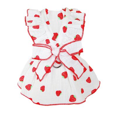 Floral Harness Dress for Dogs
