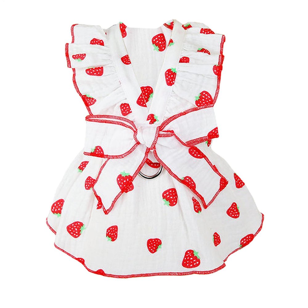 Floral Harness Dress for Dogs