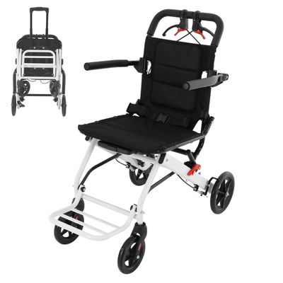 MEHOOSPVN Lightweight Folding Transit Wheelchair, 100 kg Capacity