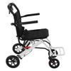MEHOOSPVN Lightweight Folding Transit Wheelchair, 100 kg Capacity view 3