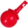 Beavorty White Cane Rolling Tip with Hook-Shaped Swivel Head view 1