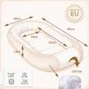 Baby Nest for Newborns, Waffle Piqué Cotton, Honey view 3