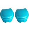 Denture Box 2-Pack with Hinge and Strainer view 3