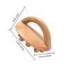 Tofficu Wooden Full-Body Massage Tool, Natural Wood Acupressure Brush view 2