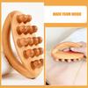 Tofficu Wooden Full-Body Massage Tool, Natural Wood Acupressure Brush view 3