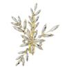 Beavorty Rhinestone Hair Barrette for Women, Wedding Hair Clip with Plastic Pearls and Alloy view 1