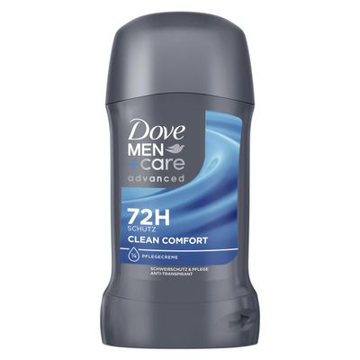 Dove Men+Care Advanced Care Clean Comfort Antiperspirant Stick, 50 ml