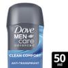 Dove Men+Care Advanced Care Clean Comfort Antiperspirant Stick, 50 ml view 2