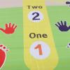 Yctze Crawling Mat with Hand and Foot Patterns, for Baby Development and Home Decor (2.8 x 1.2 m / 9.19 x 3.94 ft) view 4