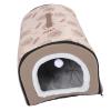 Tnfeeon Arctic Velvet Dog Cave Bed, Cozy Sleep Nest with Removable Washable Cover, Orthopedic Support for Small, Medium, and Large Dogs (L) view 3