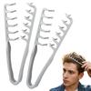 2-Pack Texturizing Combs, Wide-Tooth Styling Combs, Gray view 1