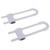 U-Shaped Child Safety Lock for Drawers, Cabinet Doors, and Barn Doors view 1