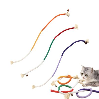 Natural Cotton Cat Rope Toy, Bite-Resistant, Dental Care